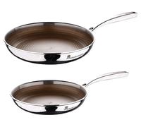 Set 2 Padelle per induzione e gas MASTERPRO GIRO3 Ø 24/28cm