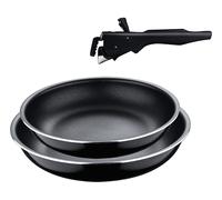 Set 2 Padelle più manico per induzione e gas BERGNER CLICK&COOK Ø 22/26cm
