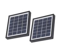 Set 2 Pannelli Solari Portatili 5W con USB per Ricarica Dispositivi per Esterno