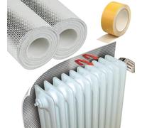 SET 2 PANNELLI TERMORIFLETTENTI PER CALORIFERI TERMOSIFONI100x70 + BIADESIVO
