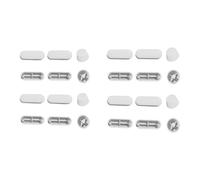 Set 2 Paracolpi Sedile per wc in ABS Imbottitura Poliuretano per Protezione