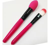 SET 2 PENNELLI APPLICATORE A SPUGNA LATTICE + PIATTO FONDOTINTA CORRETTORE MAKE