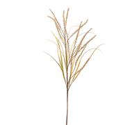 Set 2 Pennisetum Artificiali con 14 Diramazioni Altezza 130 cm Beige