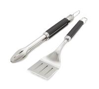 Set 2 Pezzi Accessori per Barbecue Pinza e Paletta