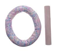 Set 2 Pezzi Accessori per Ciotola Sonora Buddhista Rosa | Cotone, Pelle Ovina e Gomma, Pratico e Portatile, per Amici che Credono nel Buddhismo