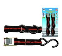 set 2 pezzi cinghie con gancio a s 2mx25mm - codice bgs3600 FBGS3600 KRAFTMANN o