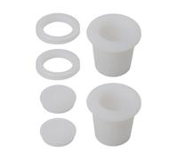 Set 2 pezzi copertura a cuneo per ombrellone da patio compatibile con per fori 2