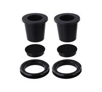 Set 2 pezzi copertura a cuneo per ombrellone da patio compatibile con per fori 2
