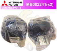 Set 2 pezzi copri bagagliaio in gomma asse anteriore Mitsubishi JEEP J53 orig...
