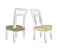 Set 2 Pezzi Coprisedia/Copriseggiola Antimacchia Tinta Unita Mod Easy