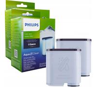 SET 2 pezzi Filtro acqua AquaClean Click&Go System PHILIPS Saeco 421946039401 CA6903/10 Calc e filtro acqua per macchina da caffè Macchina da caffè