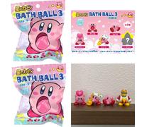 【SET 2 PEZZI】GIAPPONE Nintendo Kirby’s Dream Land Bath Ball con mascotte casuale