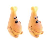 Set 2 Pezzi Gioco Animali Modello Food Chicken Resistente Per Cani E Gatti