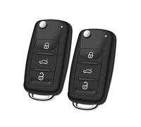Set 2 Pezzi Guscio Chiave Auto 3 Tasti Compatibile con Volkswagen Golf Polo