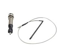 Set 2 Pezzi Jack Eq e Bastoncino Piezo per Chitarra Folk | Nero in Lega, Installazione Semplice, Ricambio per Strumenti a Sei Corde