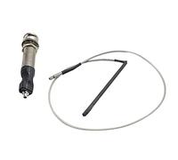 Set 2 Pezzi Jack Eq Uscita per Chitarra Folk Cavo Pickup | Nero, Lega, Installazione Semplice, Ricambio per Strumento, Confezione