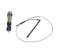 Set 2 Pezzi Jack Uscita Eq e Asta Piezo per Chitarra Folk | Lega Nera, Installazione Semplice, Formato, Accessori per Strumento Musicale