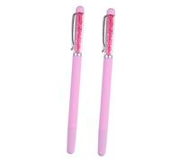 Set 2 Pezzi Penna Dotting per Nail Art Pietre Decorative Rosa | Plastica, per Unghie Acriliche e Finte, Uso Fai da Te a Casa, Adatta a Manicure e Decorazione