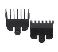 Set 2 Pezzi Pettine Universale per Tagliacapelli Clipper Elettrico, Attachment Combs, Accessorio di Ricambio Compatibile con la Maggior Parte dei Modelli per un Preciso Taglio di Capelli (Nero)