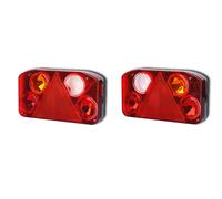 Set 2 Pezzi Posteriore / Stop/ Frecce Lampade Camion Rimorchio Reflex Triangolo