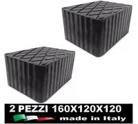 set 2 PEZZI TAMPONI per PONTI SOLLEVATORI H 120 mm EXTRA FORTI omcn ravaglioli @