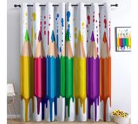 Set 2 Pezzi Tende Decorative Moderne Sette Pastelli Colorati- Tende Decorative per Soggiorno o Camera da Letto, Oscuranti in Tessuto di Alta Qualità, Stile Elegante, Bianco, 70 x 160 cm