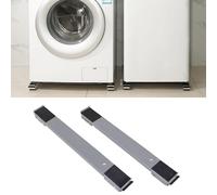 SET 2 PIASTRE BASI STAFFE SUPPORTO CON RUOTE PER SPOSTARE FRIGORIFERO LAVATRICE