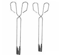 Set 2 pinze a servire da cucina utensili barbecue griglia frittura dolci dessert