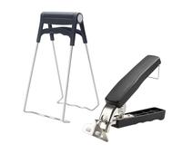 Set 2 Pinze per Friggitrice ad Aria e Forno in Acciaio Inox, Pinza per Teglie Anti-Scottatura, Pinze per Ciotole Calde Universali, Utensili Sicuri Tipo Griffzange Zinklegierung Ofen Clip