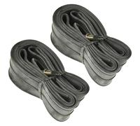 Set 2 Pneumatici Interni HQRP 27.5x1.75-2.125 Tubo Camera Nera Presta 48mm