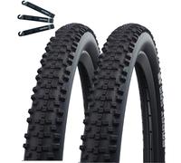 Set 2 pneumatici Schwalbe Smart Sam Addix Performance Line nero 54-507 (24 x 2,10) con leva per pneumatici maxxi4you