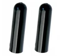 Set 2 pomelli per for serratura for bmw in plastica nera adatti a modelli