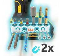 Set 2 Portainserti Magnetici laterali compatibile Trapano Avvitatore DeWalt