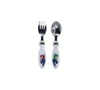 Set 2 posate in alluminio Super Mario