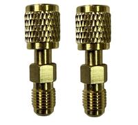 Set 2 Professionale Aria Condizionata Adattatore Alta Precisioni Ottone Raccordo