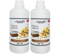 Set 2 Profumi Concentrati per Bucato Biancheria Lavatrice 500 ml.Preziosa Gold F