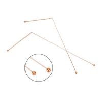 Set 2 pz aste sonda rame per scrying per acqua e posizione oggetti smarriti