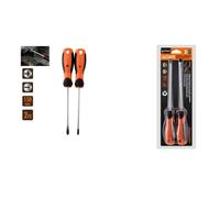 SET 2 PZ CACCIAVITE GIRAVITI CON PUNTA MAGNETICA A TAGLIO E A CROCE 150 MM 97210