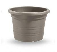 SET 2 PZ CILINDRO LISCIO VASO in PLASTICA Ø 80x57xh56cm 168 Lt PIANTE AGRUMI