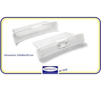 Set 2 pz Filtro Aria Pelucchi Lanuggine Asciugatrice Bosch Siemens 320x80x190mm