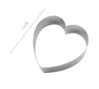 SET 2 PZ FORME A CUORE PER DOLCI BISCOTTI CAKE DESIGN STAMPINI TORTE 14 CM 98936