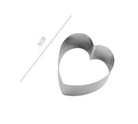 SET 2 PZ FORME A CUORE PER DOLCI BISCOTTI CAKE DESIGN STAMPINI TORTE 8 CM 98933