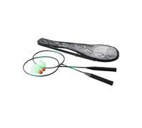 SET 2 RACCHETTE + 2 PALLINE VOLANO BADMINTON SPORT TENNIS GIOCO CON CUSTODIA