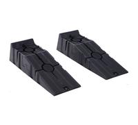 Set 2 Rampe per Auto Max 5 Tonnellate 91x30x21 cm in Plastica Neri