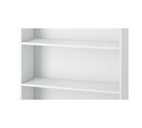 SET 2 RIPIANI PER LIBRERIA LARGA TINTA BIANCO