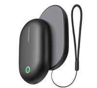 Set 2 scaldamani elettrici - divisibili a magnete, riutilizzabile, riscaldamento express, ricaricabili USB con laccetto, 8 ore compatto per bambini, sci e outdoor inverno