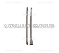 SET 2 SCALPELLI SDS PLUS SP METABO L.200 mm PUNTA e PIATTO per MURO CALCESTRUZZO