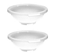 Set 2 Scolapasta scola riso grande Ø36 H16 Colino Trasparente Professionale Certificato per Uso Alimentare in PP Lavabile in Lavastoviglie RISTO' IDEALE IN CUCINA