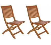 Set 2 Sedie da Giardino 50,5x64x93h cm Noemi Pieghevole
