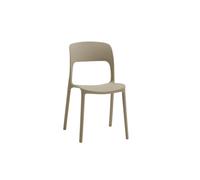 Set 2 Sedie mod. NUMANA POLIPROPILENE BEIGE - Spedizione Gratis